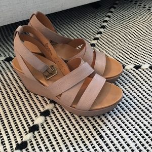 Kork-Ease Nude Wedge Women’s Size 9